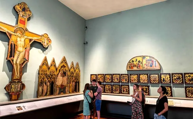 a picture of Byzantine and Gothic Art Rooms - What to See in Accademia Gallery: A Complete Visitor’s Guide