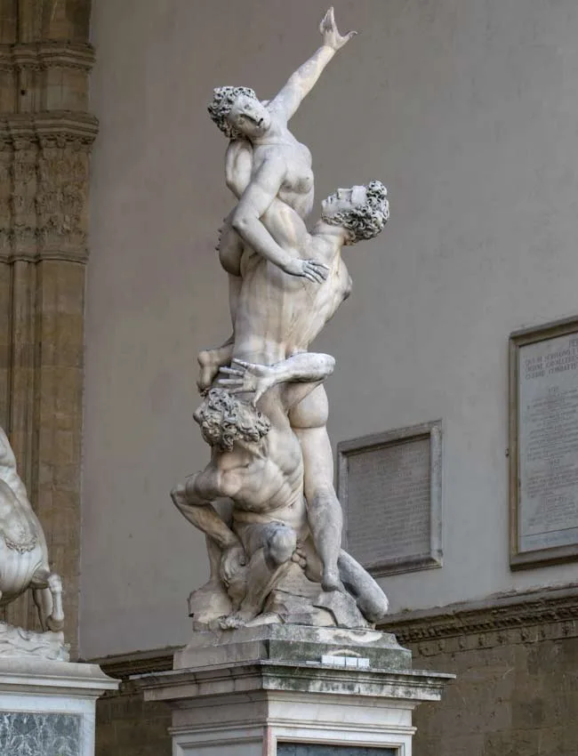 Abduction of a Sabine Woman - Rape of the Sabine Women by Giambologna